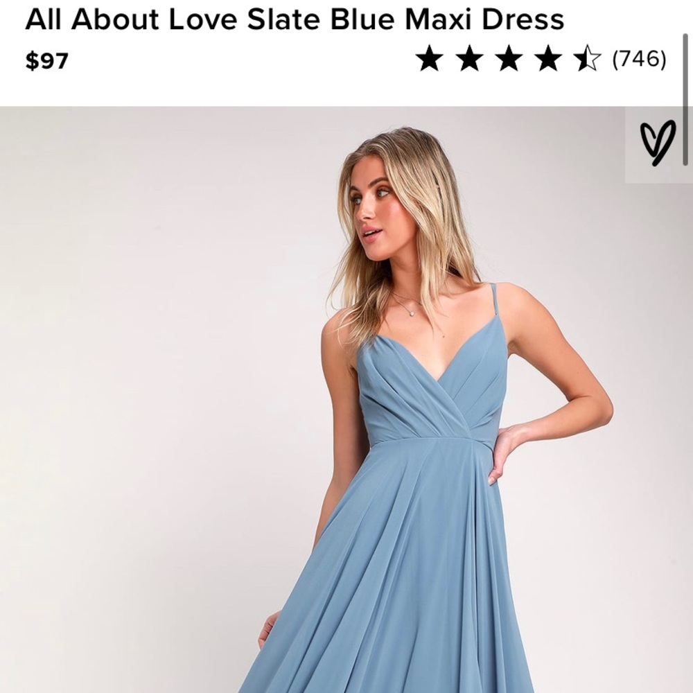 Lulus Blue Formal Dress